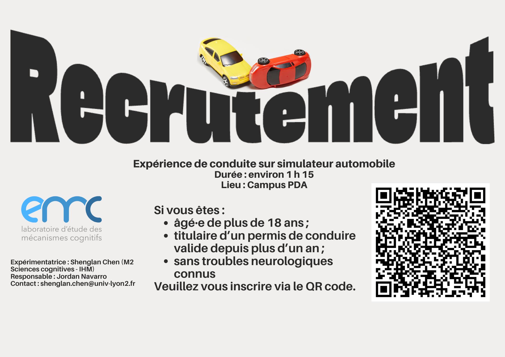 Étude de l'activation cérébrale du conducteur selon le niveau d’automatisation